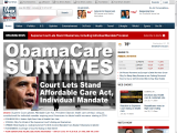 Headline Snapshots: Supreme Court Health Care Decision